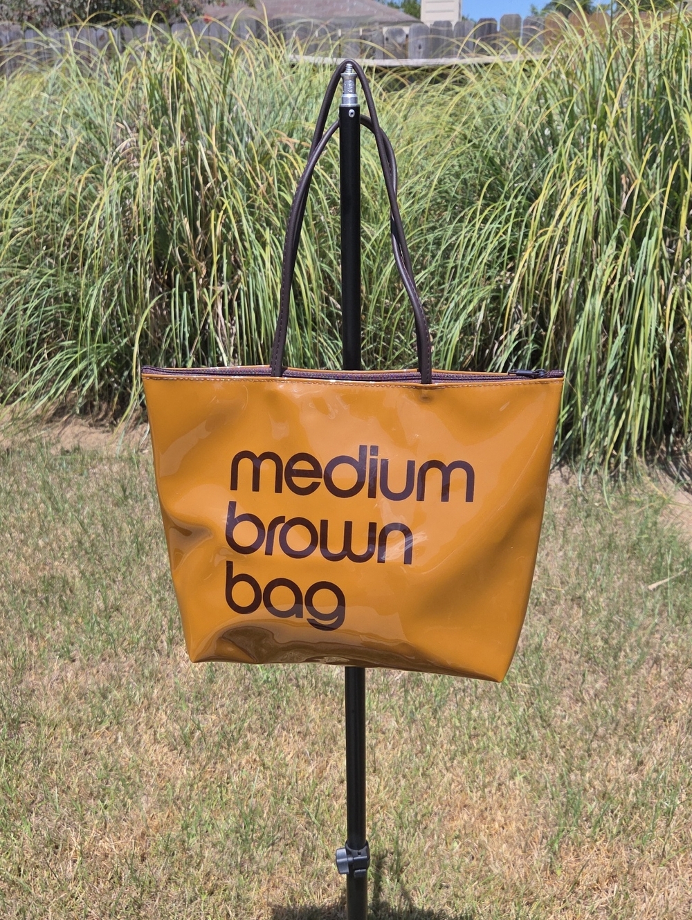 BLOOMINGDALE'S Medium Brown Bag